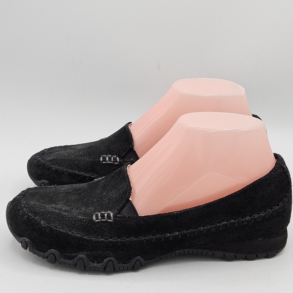 Sketchers leather slipon shoes size 7 - Picture 1 of 16